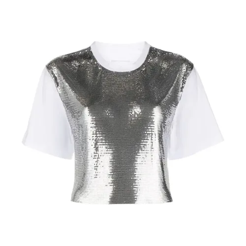 Rabanne - Tops > T-Shirts - Gray - Rabanne - Modalova