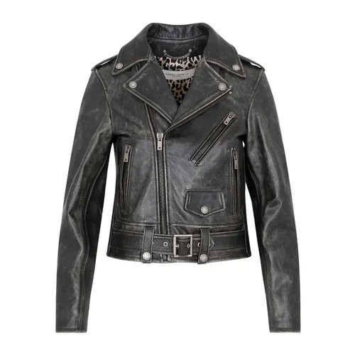 Jackets > Leather Jackets - - Golden Goose - Modalova