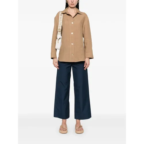 Trousers > Wide Trousers - - Max Mara - Modalova