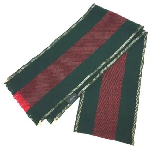 Pre-owned > Pre-owned Accessories > Pre-owned Scarves - - Gucci Vintage - Modalova