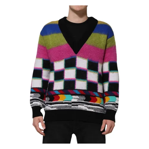 Knitwear > V-neck Knitwear - - Dolce & Gabbana - Modalova