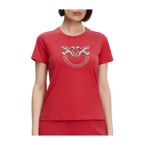 Pinko - Tops > T-Shirts - Red - Pinko - Modalova