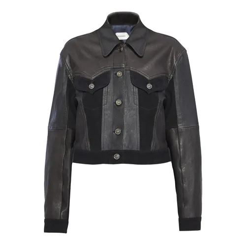 Jackets > Leather Jackets - - Versace - Modalova