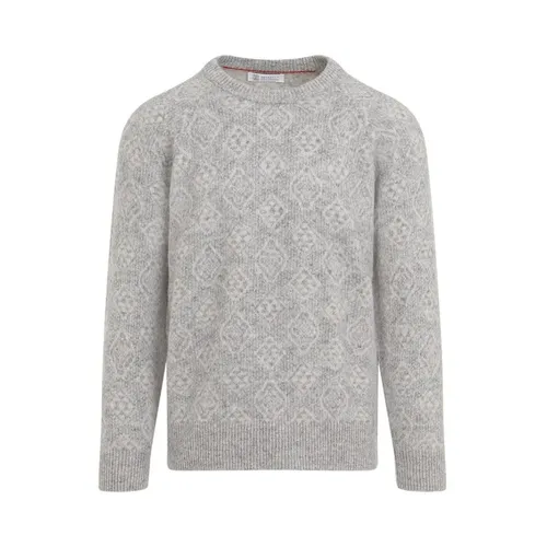 Knitwear > Round-neck Knitwear - - Brunello Cucinelli - Modalova