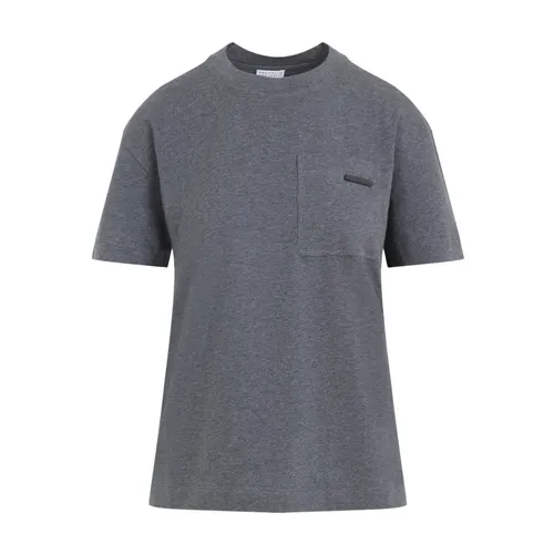 Tops > T-Shirts - - Brunello Cucinelli - Modalova
