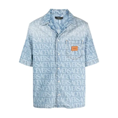 Shirts > Denim Shirts - - Versace - Modalova