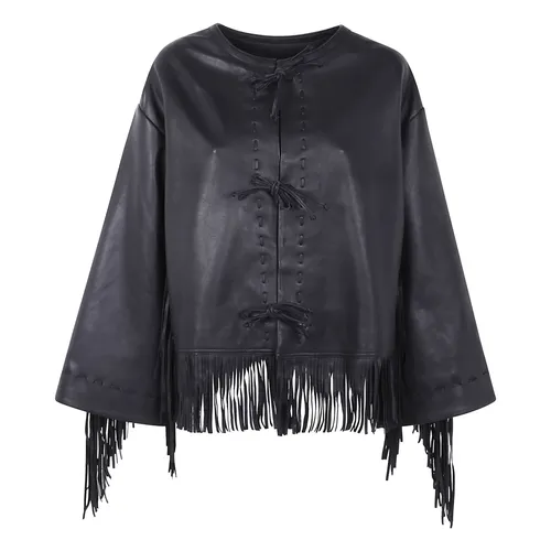 Jackets > Leather Jackets - - By Malene Birger - Modalova