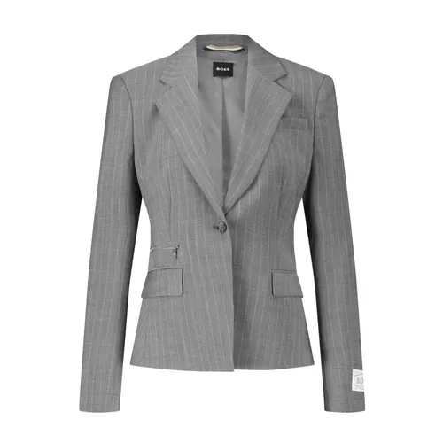 Hugo - Jackets > Blazers - Gray - Hugo - Modalova