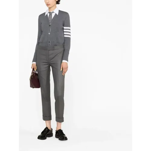 Trousers > Cropped Trousers - - Thom Browne - Modalova