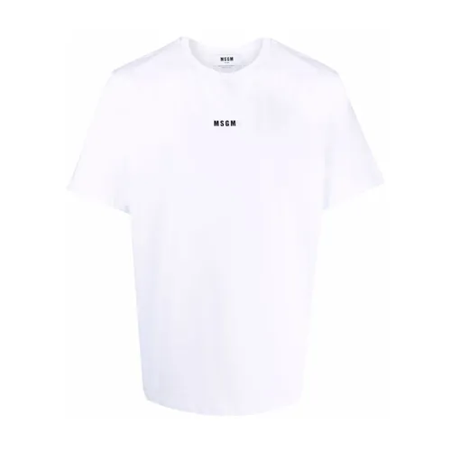Msgm - Tops > T-Shirts - White - Msgm - Modalova