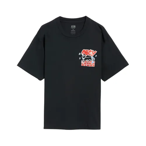 Obey - Tops > T-Shirts - Black - Obey - Modalova