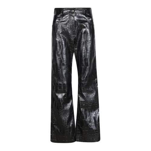 Trousers > Wide Trousers - - Msgm - Modalova