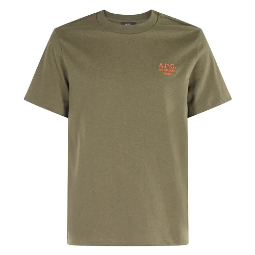 A.p.c. - Tops > T-Shirts - Green - A.p.c. - Modalova