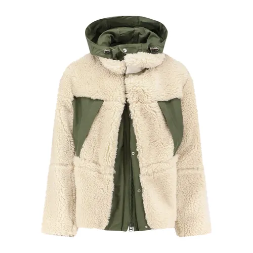 Jackets > Faux Fur & Shearling Jackets - - Sacai - Modalova