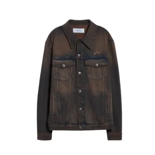 Jackets > Denim Jackets - - Off White - Modalova