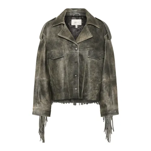 Jackets > Leather Jackets - - Gestuz - Modalova
