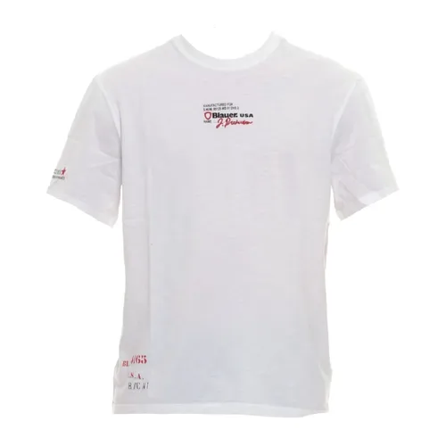 Blauer - Tops > T-Shirts - White - Blauer - Modalova