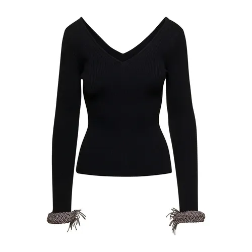 Knitwear > V-neck Knitwear - - Giuseppe Di Morabito - Modalova