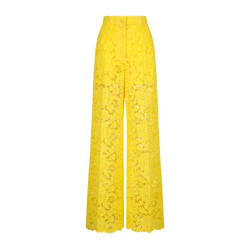 Trousers > Wide Trousers - - Dolce & Gabbana - Modalova