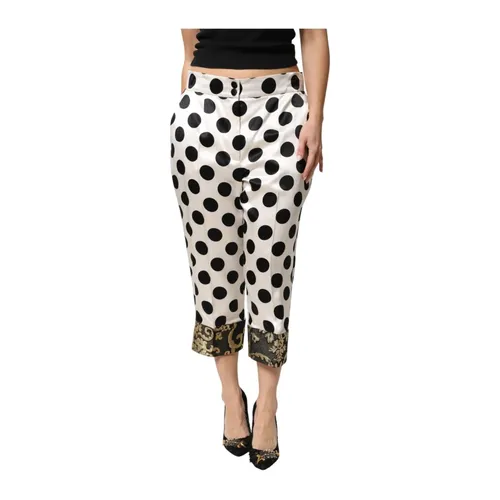 Trousers > Cropped Trousers - - Dolce & Gabbana - Modalova