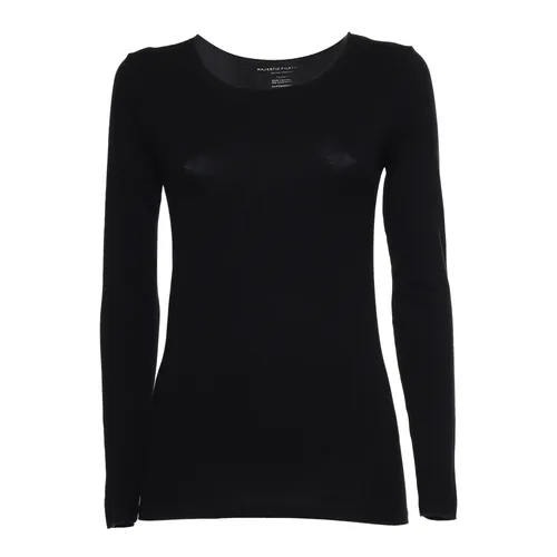 Tops > Long Sleeve Tops - - Majestic Filatures - Modalova