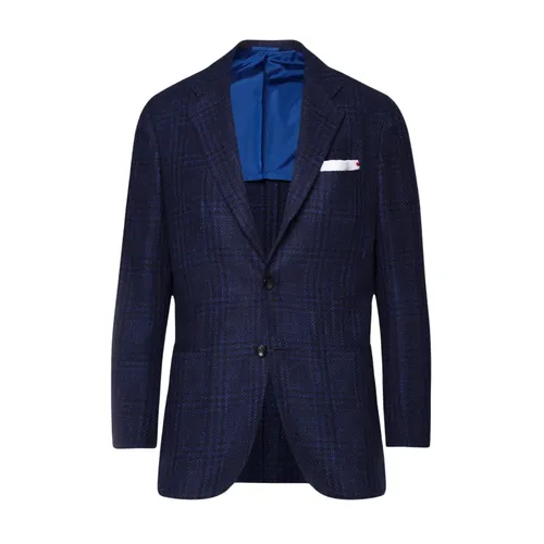 Kiton - Jackets > Blazers - Blue - Kiton - Modalova