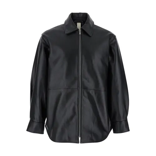 Jackets > Leather Jackets - - Sunflower - Modalova