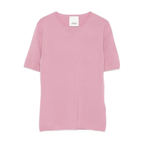 Allude - Tops > T-Shirts - Pink - Allude - Modalova