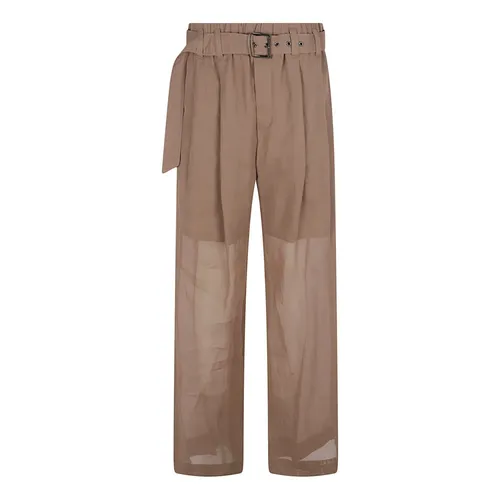 Trousers > Wide Trousers - - Brunello Cucinelli - Modalova