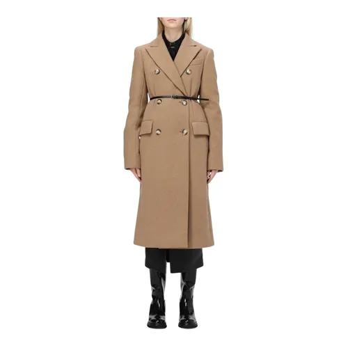 Coats > Double-Breasted Coats - - Sportmax - Modalova