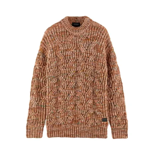 Knitwear > Round-neck Knitwear - - Scotch & Soda - Modalova