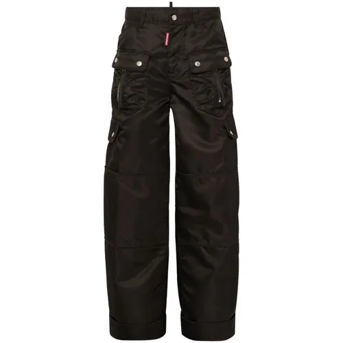 Trousers > Straight Trousers - - Dsquared2 - Modalova