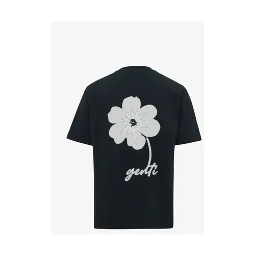 Genti - Tops > T-Shirts - Black - Genti - Modalova