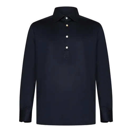 Kiton - Tops > Polo Shirts - Blue - Kiton - Modalova