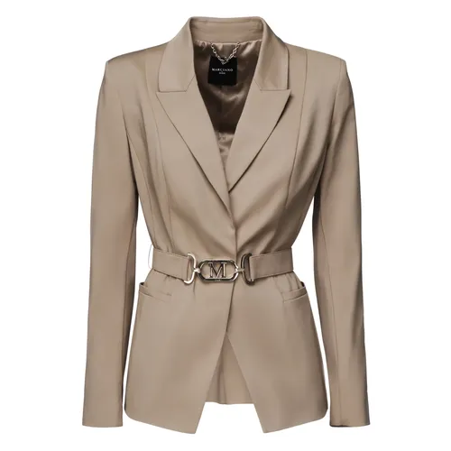 Guess - Jackets > Blazers - Beige - Guess - Modalova