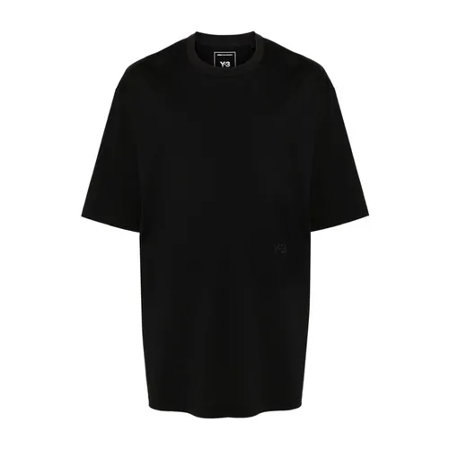 Y-3 - Tops > T-Shirts - Black - Y-3 - Modalova
