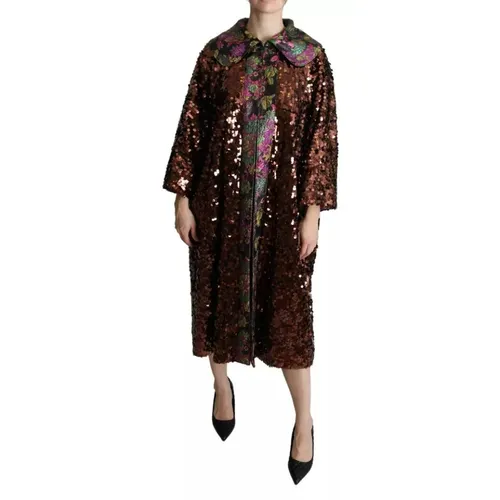Coats > Single-Breasted Coats - - Dolce & Gabbana - Modalova