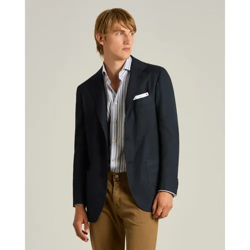 Kiton - Jackets > Blazers - Blue - Kiton - Modalova