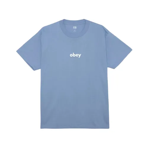 Obey - Tops > T-Shirts - Blue - Obey - Modalova