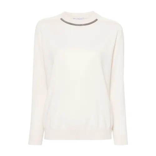 Knitwear > Round-neck Knitwear - - Brunello Cucinelli - Modalova