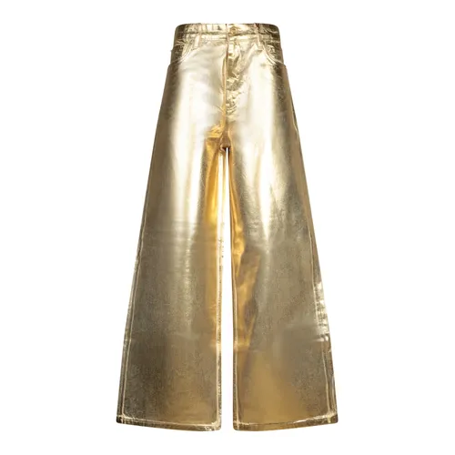 Trousers > Wide Trousers - - Ganni - Modalova
