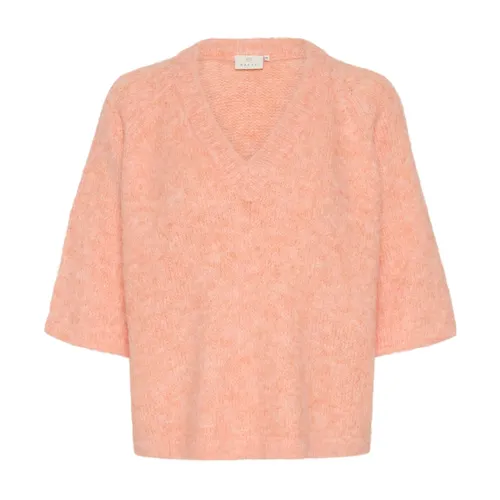 Knitwear > V-neck Knitwear - - Kaffe - Modalova