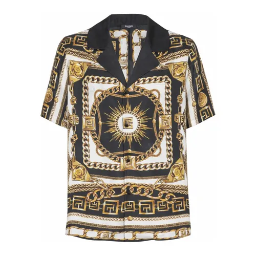 Shirts > Short Sleeve Shirts - - Balmain - Modalova