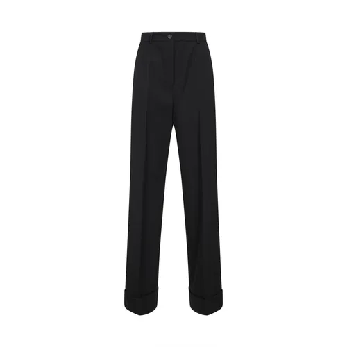 Trousers > Straight Trousers - - Dolce & Gabbana - Modalova