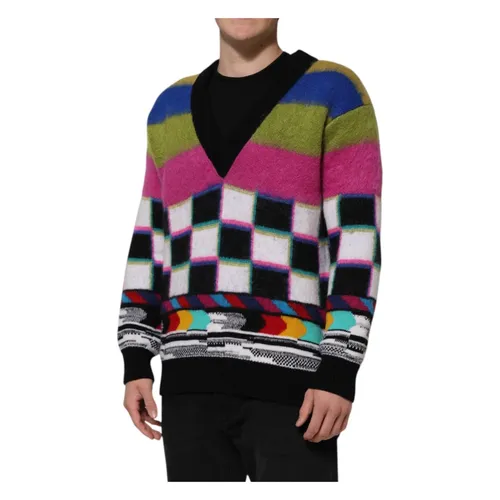 Knitwear > V-neck Knitwear - - Dolce & Gabbana - Modalova