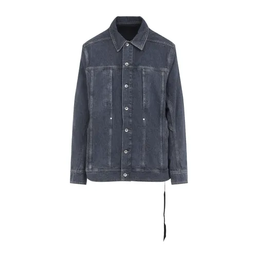 Jackets > Denim Jackets - - Rick Owens - Modalova