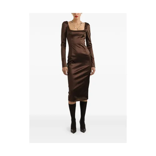 Dresses > Day Dresses > Midi Dresses - - Dolce & Gabbana - Modalova