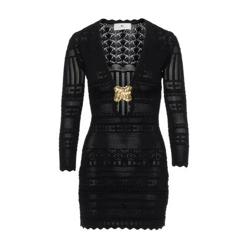Dresses > Day Dresses > Knitted Dresses - - Elisabetta Franchi - Modalova