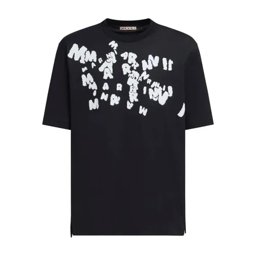 Marni - Tops > T-Shirts - Black - Marni - Modalova