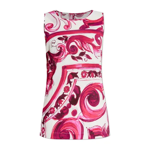 Tops > Sleeveless Tops - - Dolce & Gabbana - Modalova
